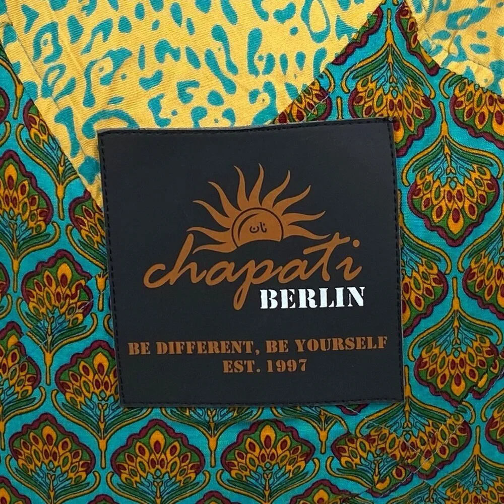 Chapati Berlin Drawstring Backpack Lightweight Colorful Travel Beach School